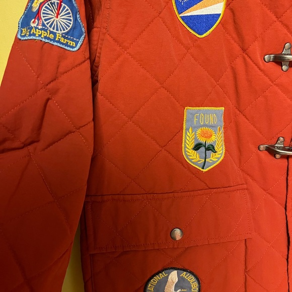 RED FOUND ANTHROPOLOGIE FARMSTEAD QUILT PATCH JACKET SMALL NWT PRICE FIRM - Picture 6 of 9